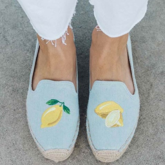 Soludos Shoes - Soludos Lemon Platform Smoking Slipper Size 11